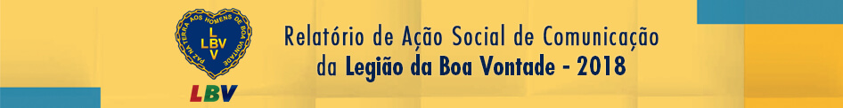 Relatório de Ação Social de Comunicação da Legião da Boa Vontade - 2018